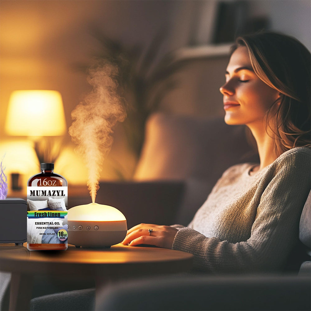 MUMAZYL Fresh Linen oil for room diffusion and home fragrance