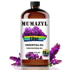 MUMAZYL Lilac Oil 16oz bottle with flow control for easy diffuser use