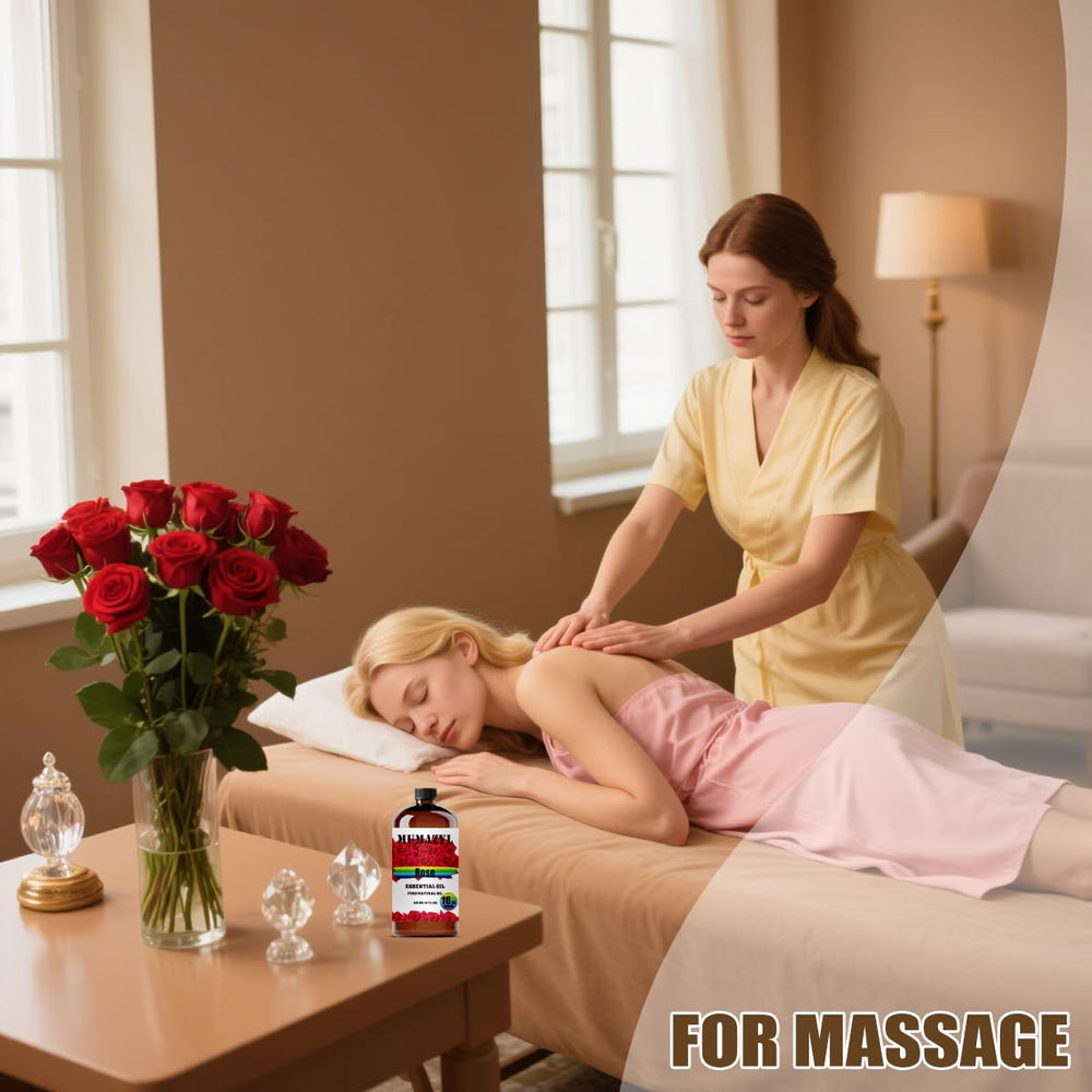 MUMAZYL Rose Oil for bath bombs and spa crafts delivers floral notes.