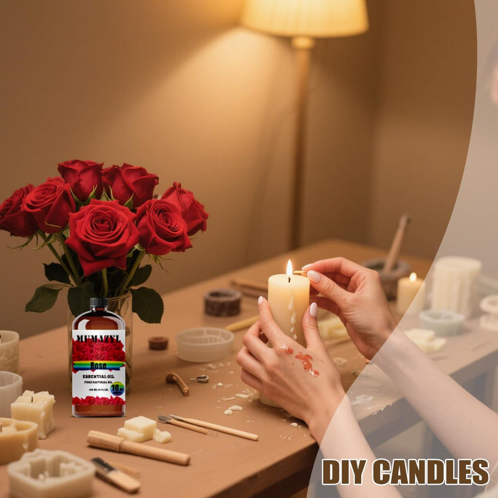MUMAZYL Rose Oil gift box offers premium fragrance for gifting.