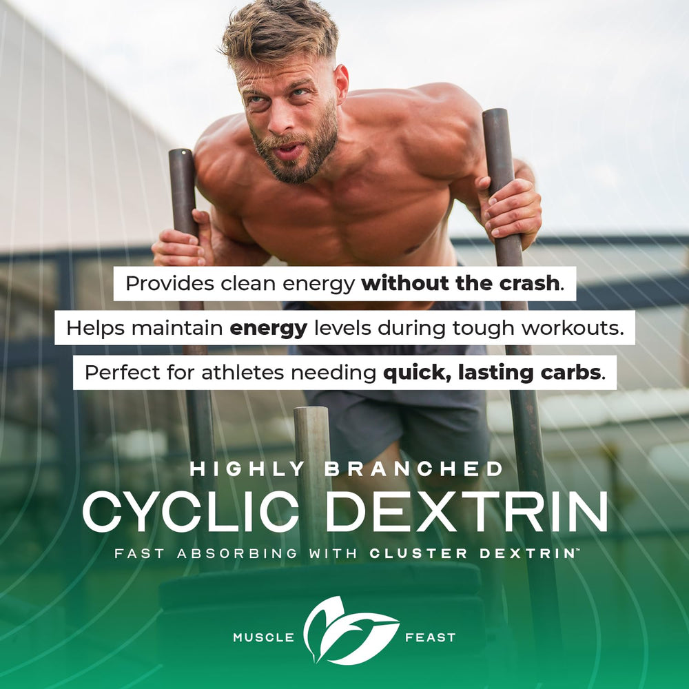 Muscle Feast HBCD premium label design signals high-quality formula.