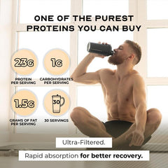 Muscle Feast whey shaker bottle mix — smooth blend without clumps.