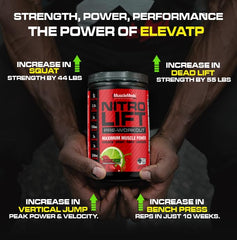 GMP quality badge on MuscleMeds Nitro Lift packaging