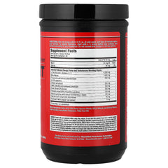 MuscleMeds Nitrotest powder packaging indicating energy focus and endurance during training