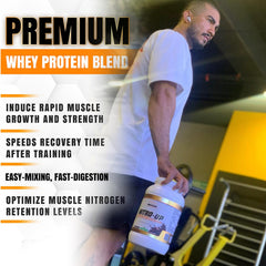 Muscleology Nitro-Up post-workout shake for after training sessions.