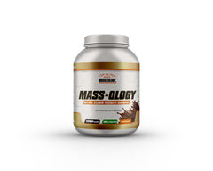 MUSCLEOLOGY Weight Gainer chocolate 6lb container for lean muscle support