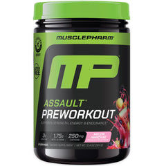 MusclePharm Assault bottle pour shows easy pre-workout energy for training sessions
