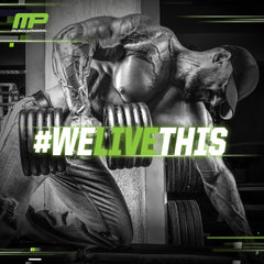 MusclePharm Assault pre-workout mixing in a shaker.