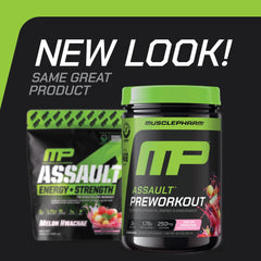 MusclePharm Assault scoop for precise serving before workouts