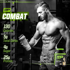 Nutrition facts panel shows 25g protein per serving for daily goals.