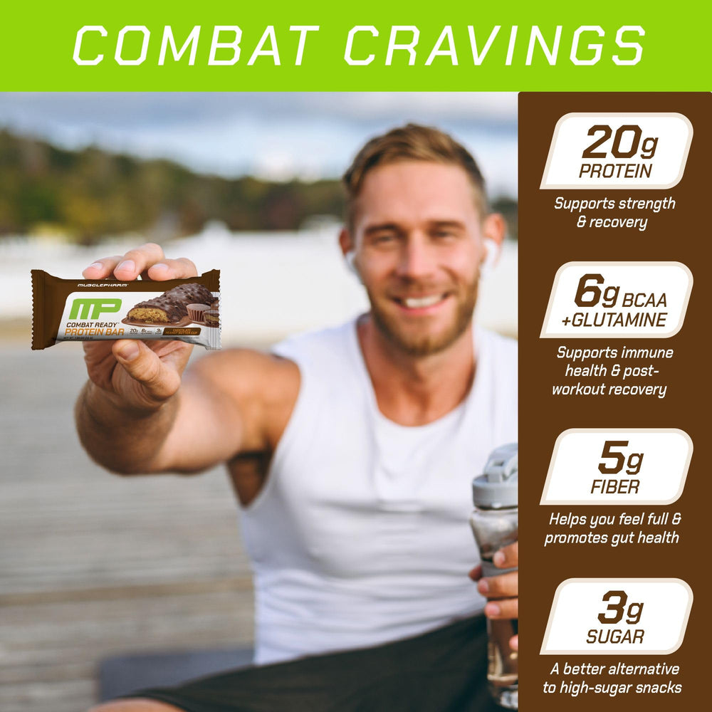 MusclePharm Combat Sport Bar whey protein power fuels muscles after workouts