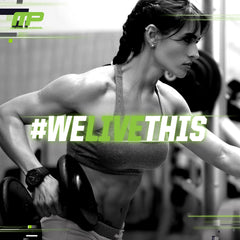 MusclePharm L-Carnitine 3000 gluten-free keto-friendly badge visible.
