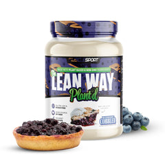 Musclesport Lean Way Plant Protein tub in Blueberry Cobbler flavor for post-workout recovery