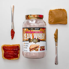 MuscleSport Lean Whey Revolution shake glass demonstrating quick mixability and smooth texture