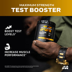 AlphaTest capsules dispensed ready for daily energy support.