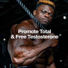 MuscleTech AlphaTest Extreme in gym during a tough workout session.