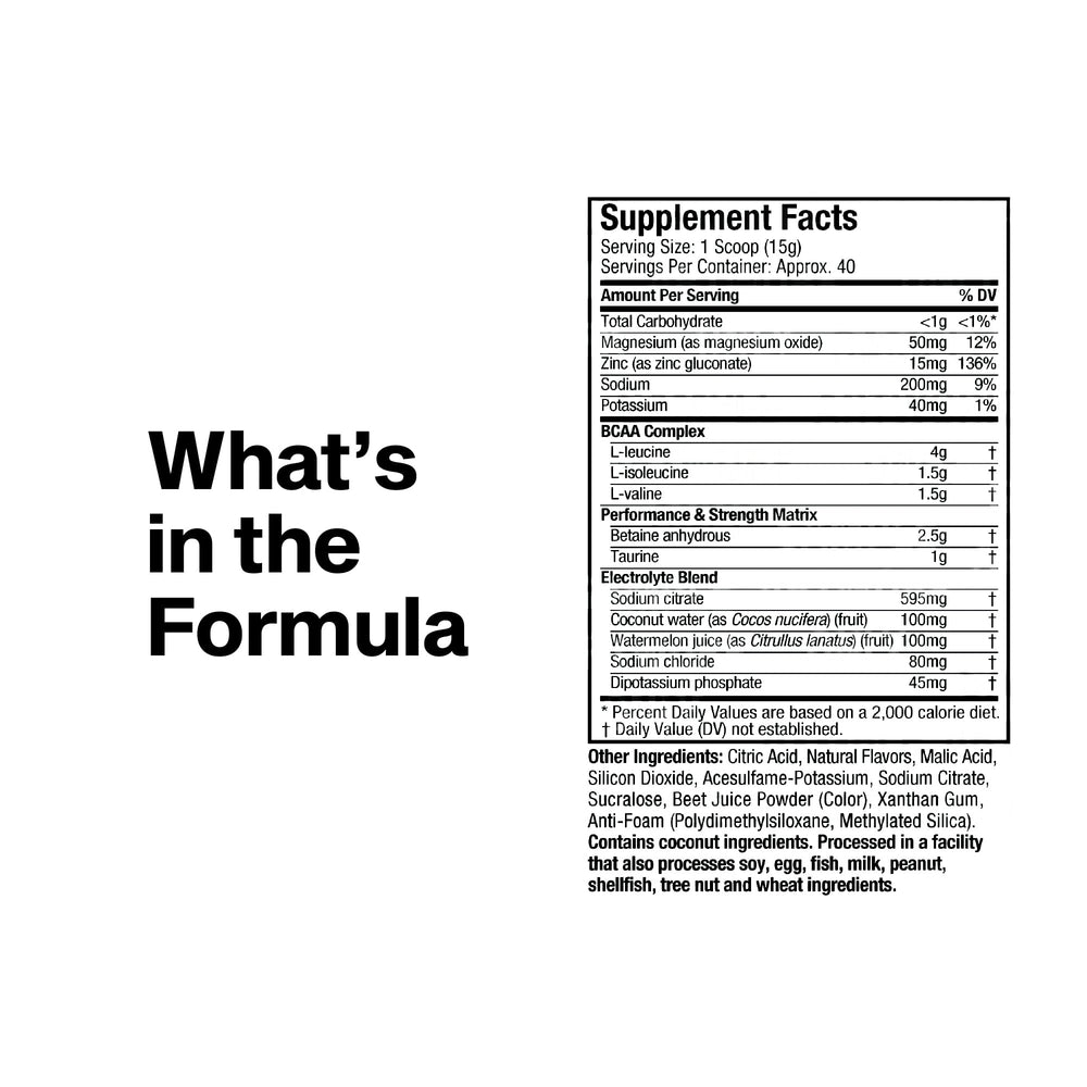 After-workout Amino Build shake prepared to support recovery.