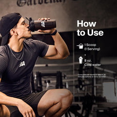 Workout scene featuring MuscleTech Amino Build as a post-lift refreshment