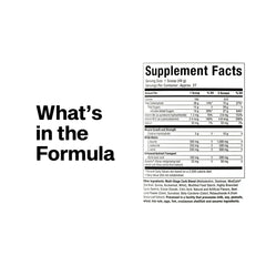 Ingredient panel highlights the clinically validated creatine blend.