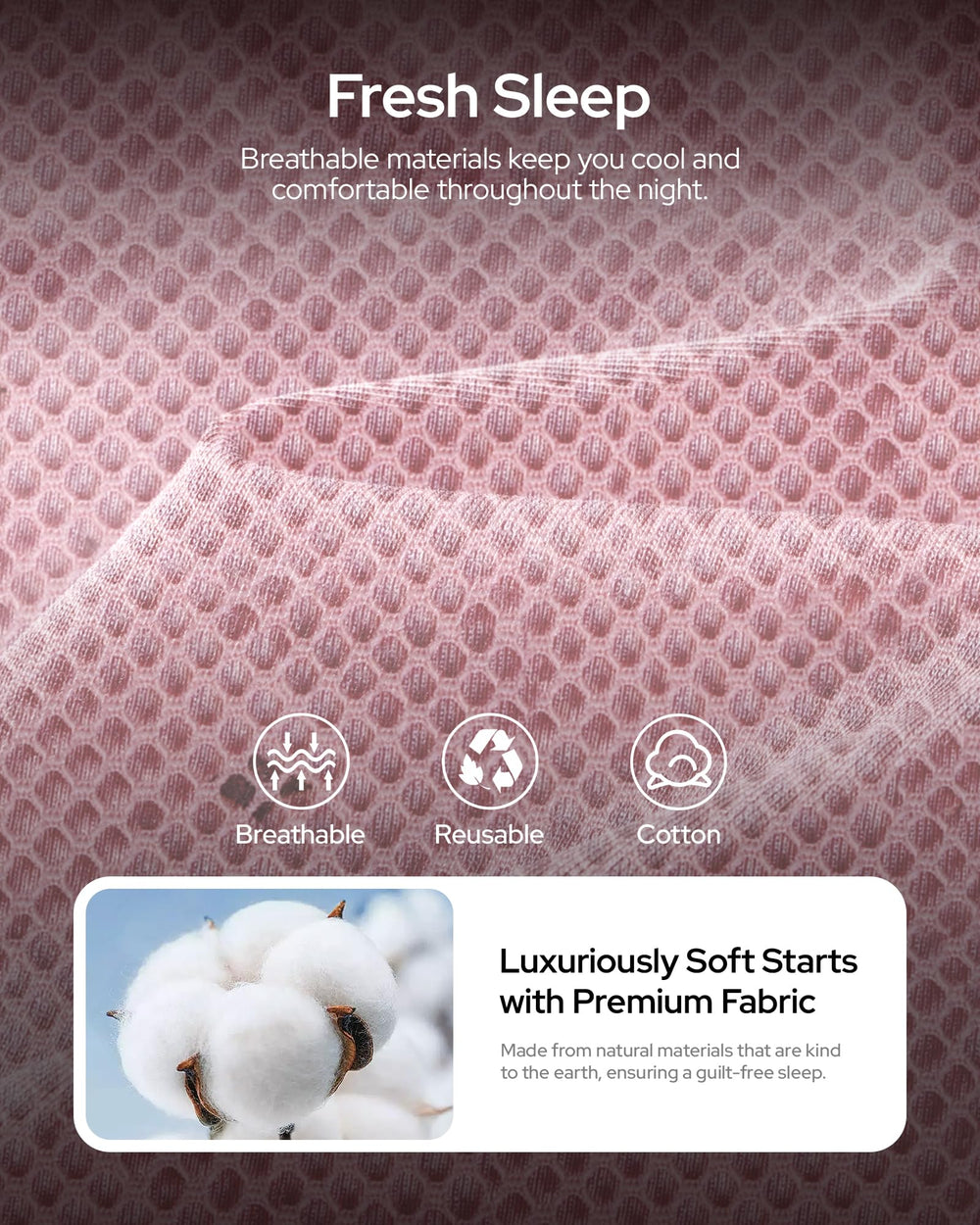 MUSICOZY memory-foam cushion conforms softly to facial contours.