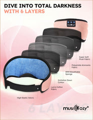 MUSICOZY mask components removable for easy washing and care.