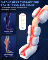 Musugy leg massager thigh wrap with adjustable strap for various sizes