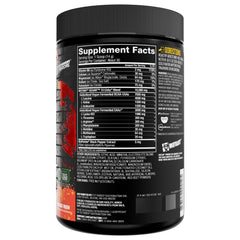30 servings label on Mutant GEAAR Orange Rush container