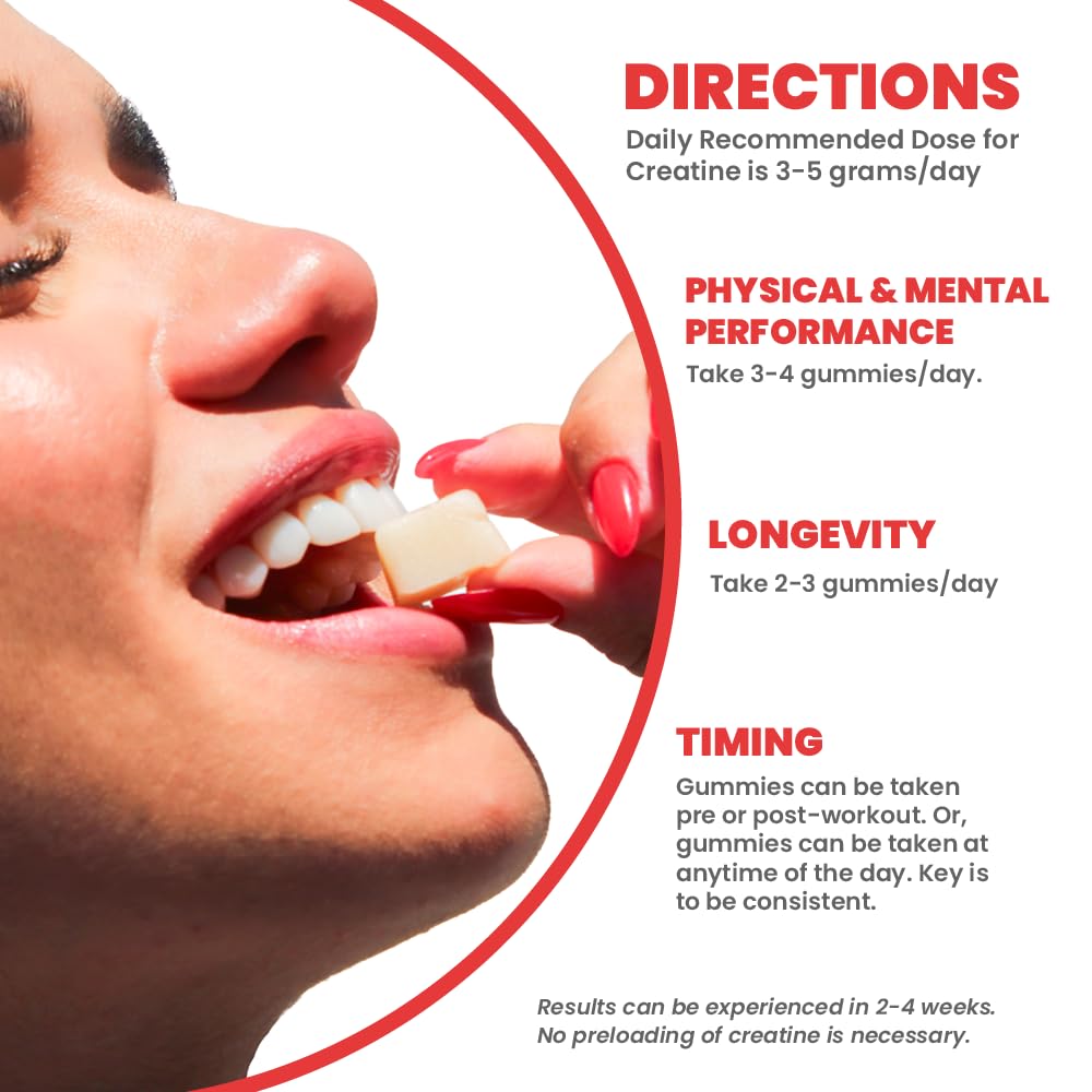 MX Wellness Creatine Monohydrate Gummies flat lay with gym gear signals workout readiness.