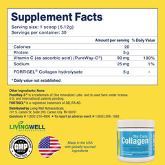 My Daily Collagen Made-in-USA badge indicating quality manufacturing.