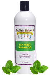 My Hair Helpers anti lice shampoo bottle front view for daily protection