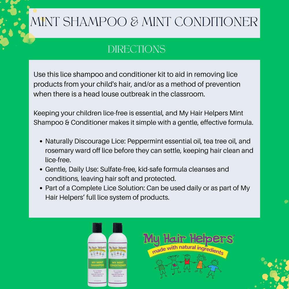 My Hair Helpers Kids daily-use bottle shown for family hair care.