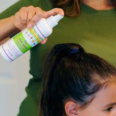 Mint Detangler Spray pairing for easier detangling