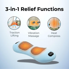My Soothe Lab Therava back massager with heat and vibration for soothing relaxation.