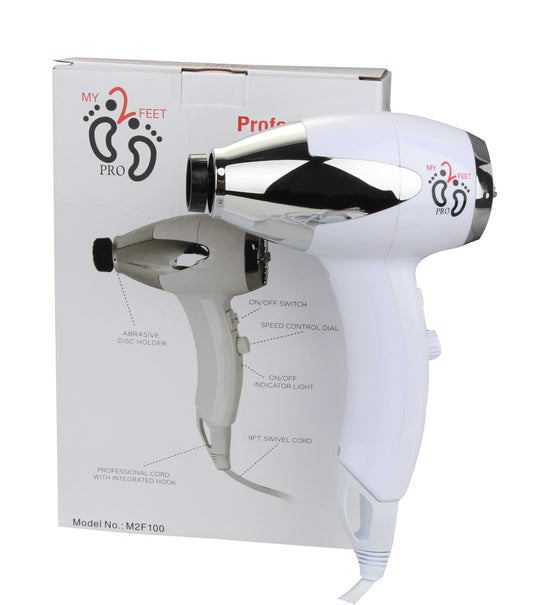 My2Feet professional electric callus remover handle for secure grip and control.