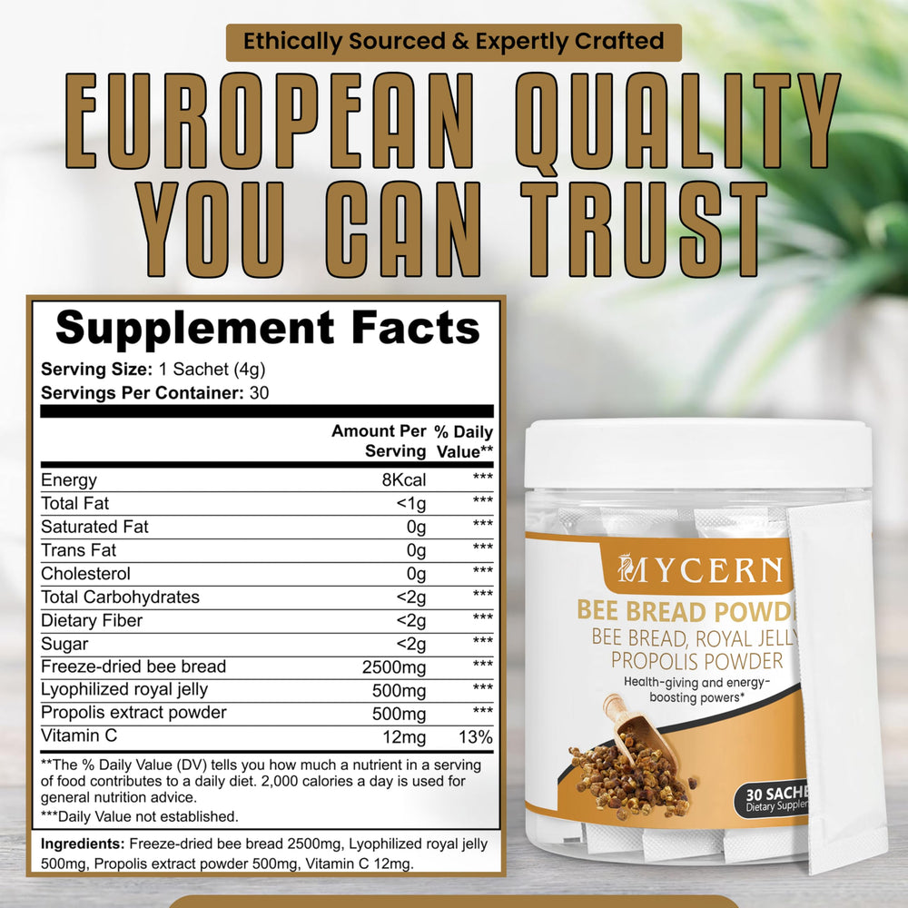 Propolis and royal jelly blend in Mycern formula