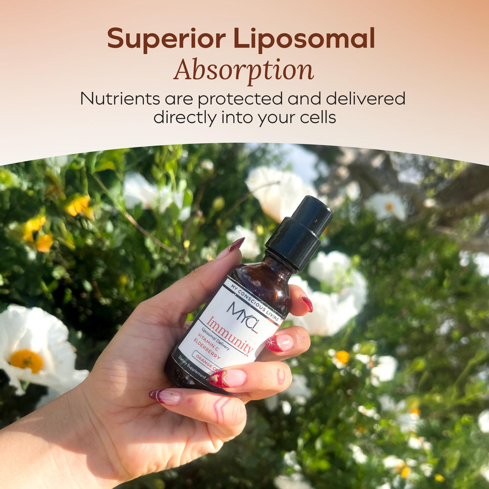 MYCL orange creme flavor pump bottle delivering refreshing immune support