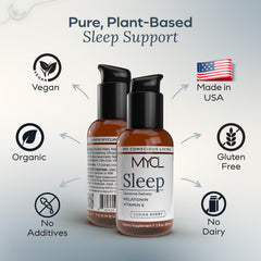 MYCL Sleep Liposomal Melatonin suitable for kids and adults in a family routine
