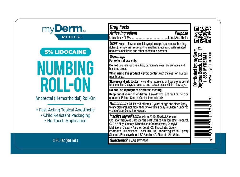 Myderm skin comfort ready-to-use after minor discomfort.