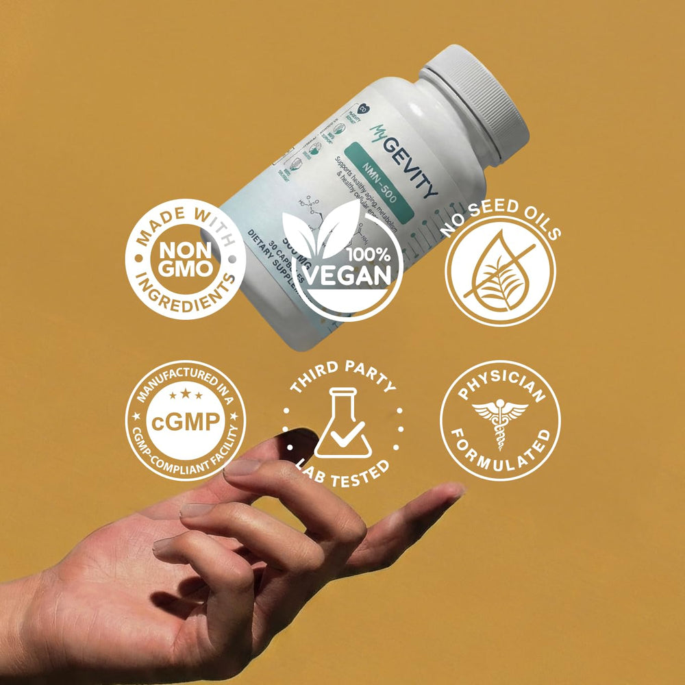 USA-made facility badge for MyGevity NMN 500mg production