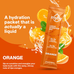 Tear-open MyHy hydration packets for quick electrolyte mix