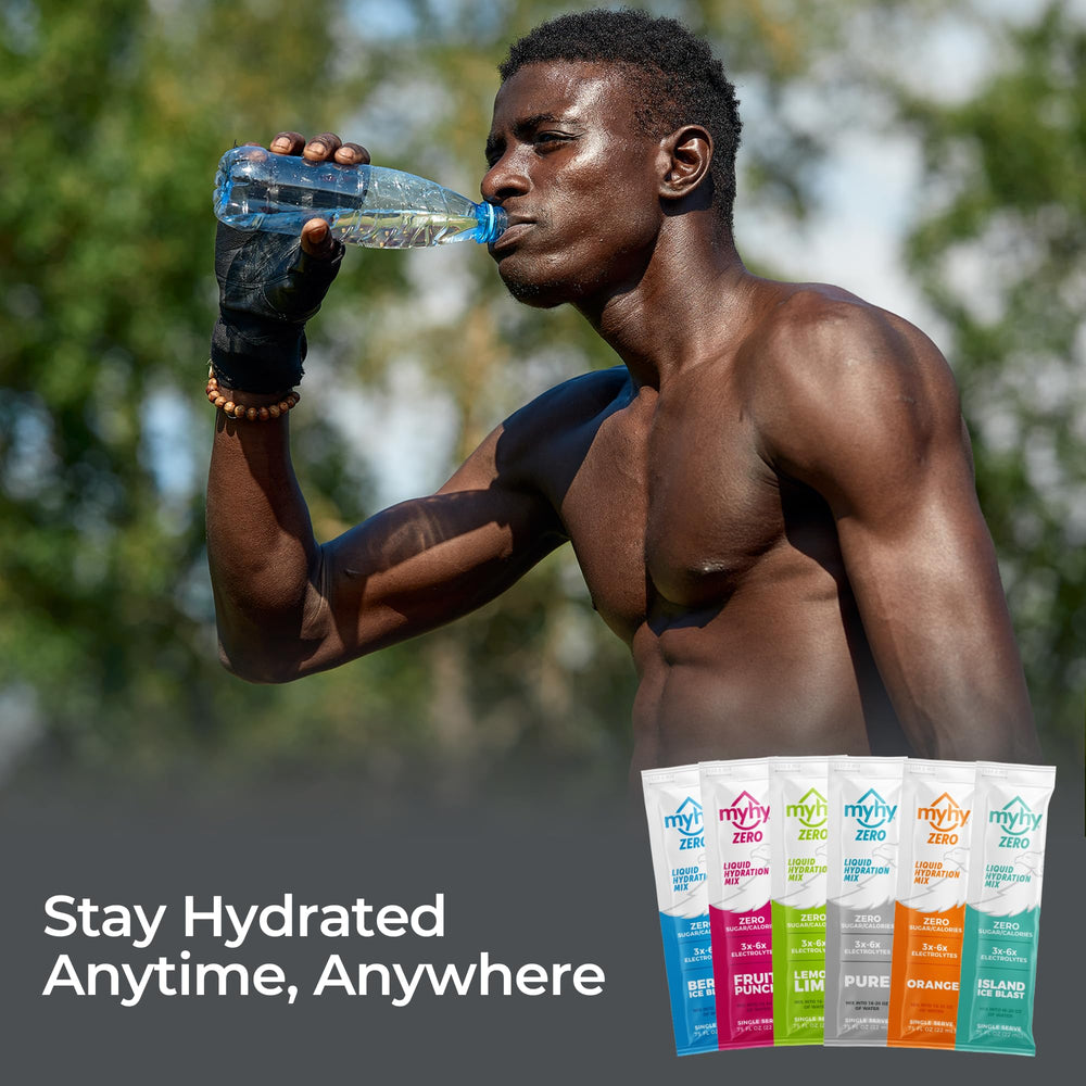 MyHy ZERO packets offer on-the-go hydration for daily routines