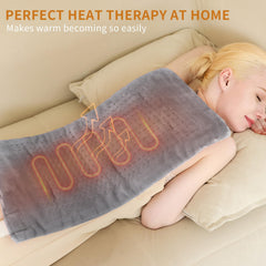 Myiosus pad offers three heat levels and six massage settings for customizable relief.