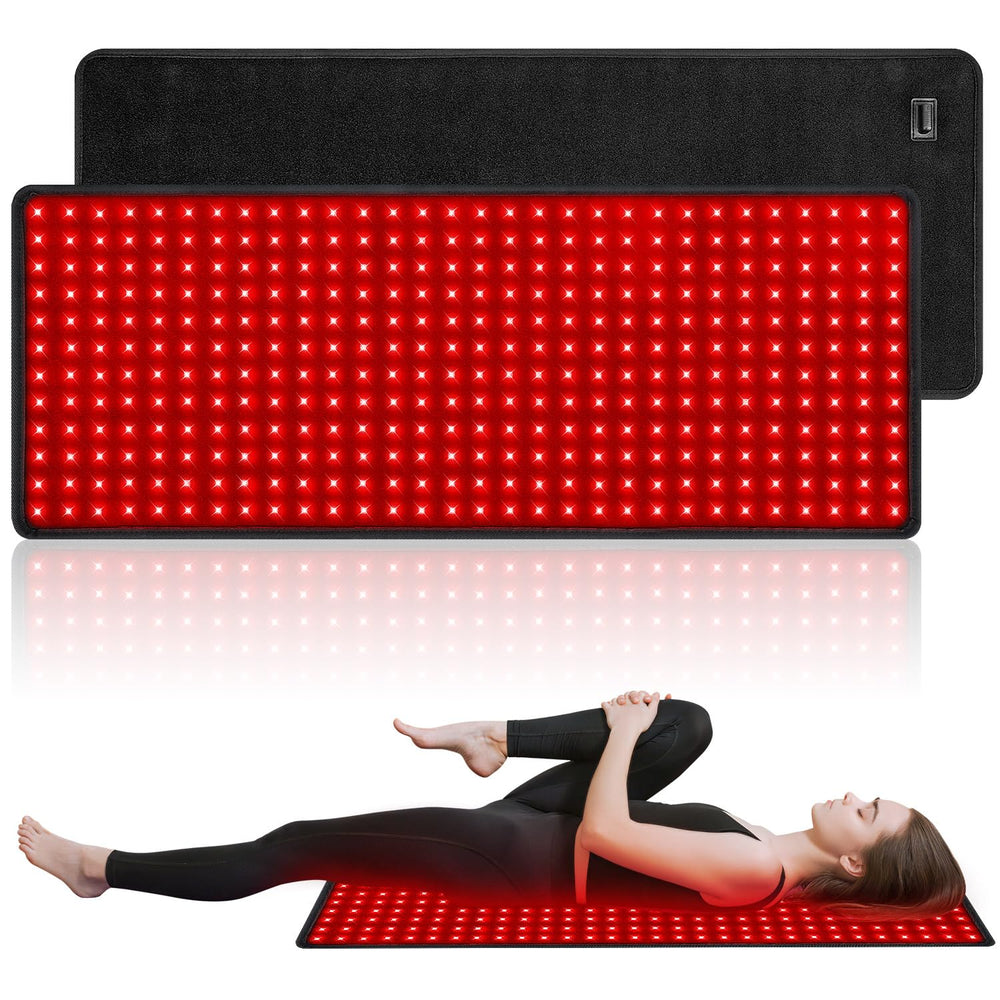 Myipyi red light therapy belt pad front view for at-home relief and relaxation