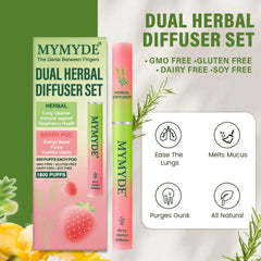 MYMYDE Mullein Diffuser Pen strawberry flavor ideal for yoga sessions.