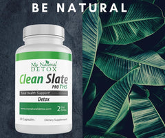 MyNaturalDetox Clean Slate Pro box packaging indicating a 20-capsule cleanse option