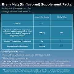 MYOXCIENCE Brain Mag scoop beside powder for precise daily dosing.