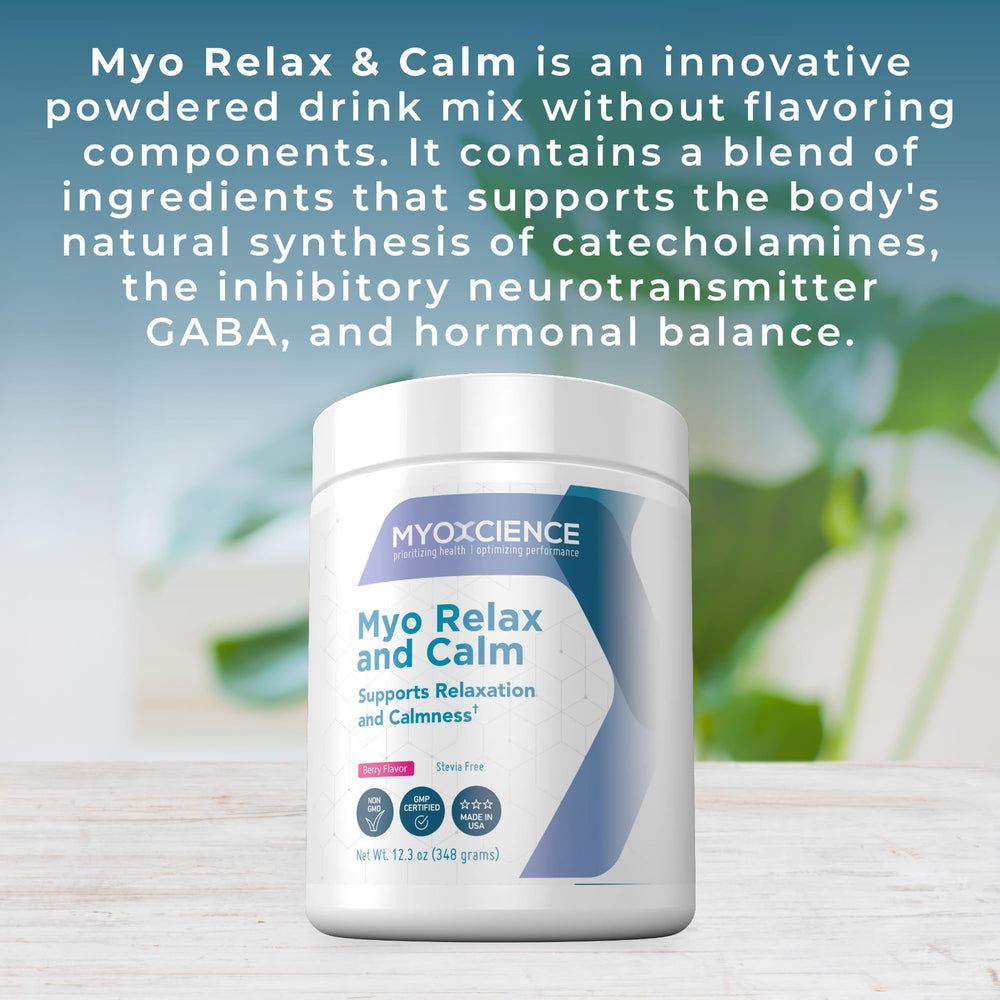 MYOXCIENCE Myo Relax capsules provide daily calm and smoother transitions.