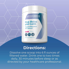 MYOXCIENCE Myo Relax night ritual supports a calm evening routine.