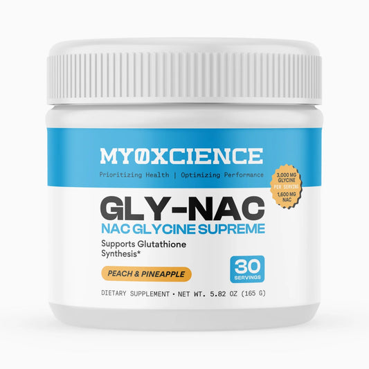 MYOXCIENCE front packaging showing product jar and flavor benefits