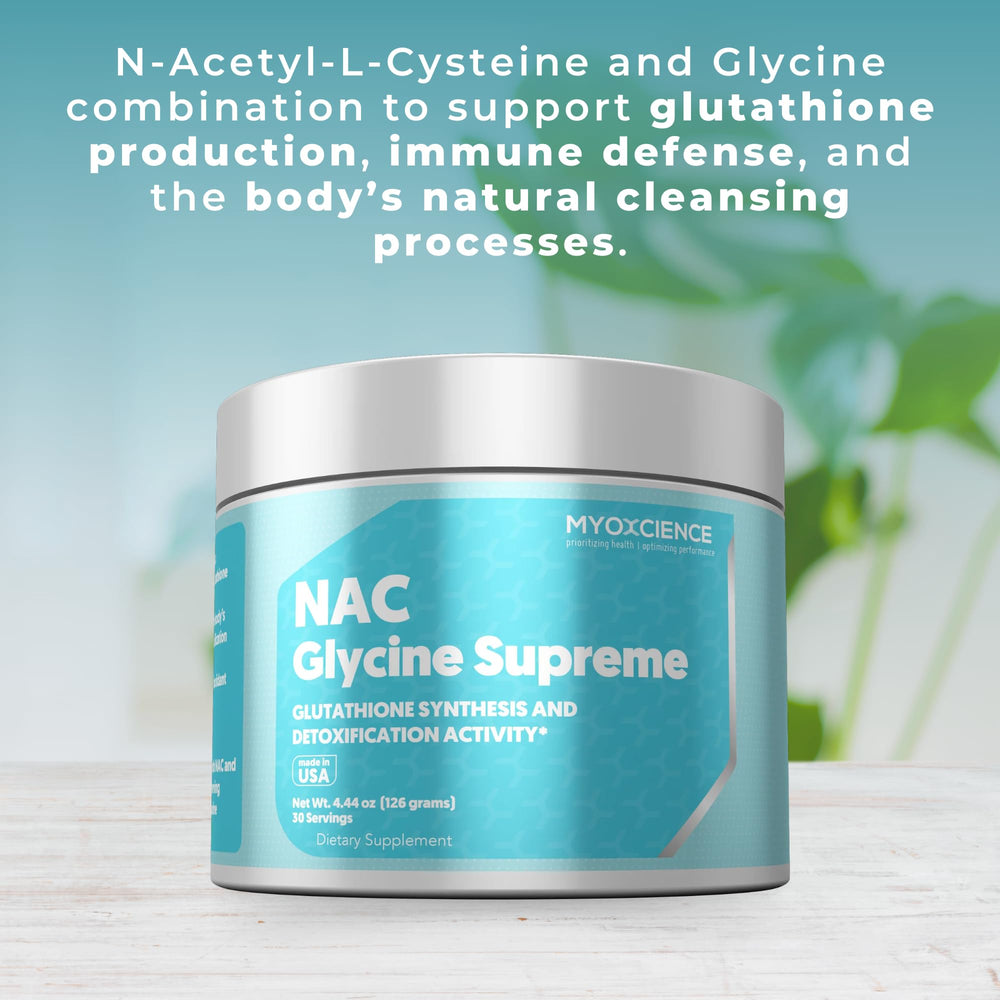 MYOXCIENCE NAC Glycine Supreme, sabor durazno-piña, experiencia sensorial agradable